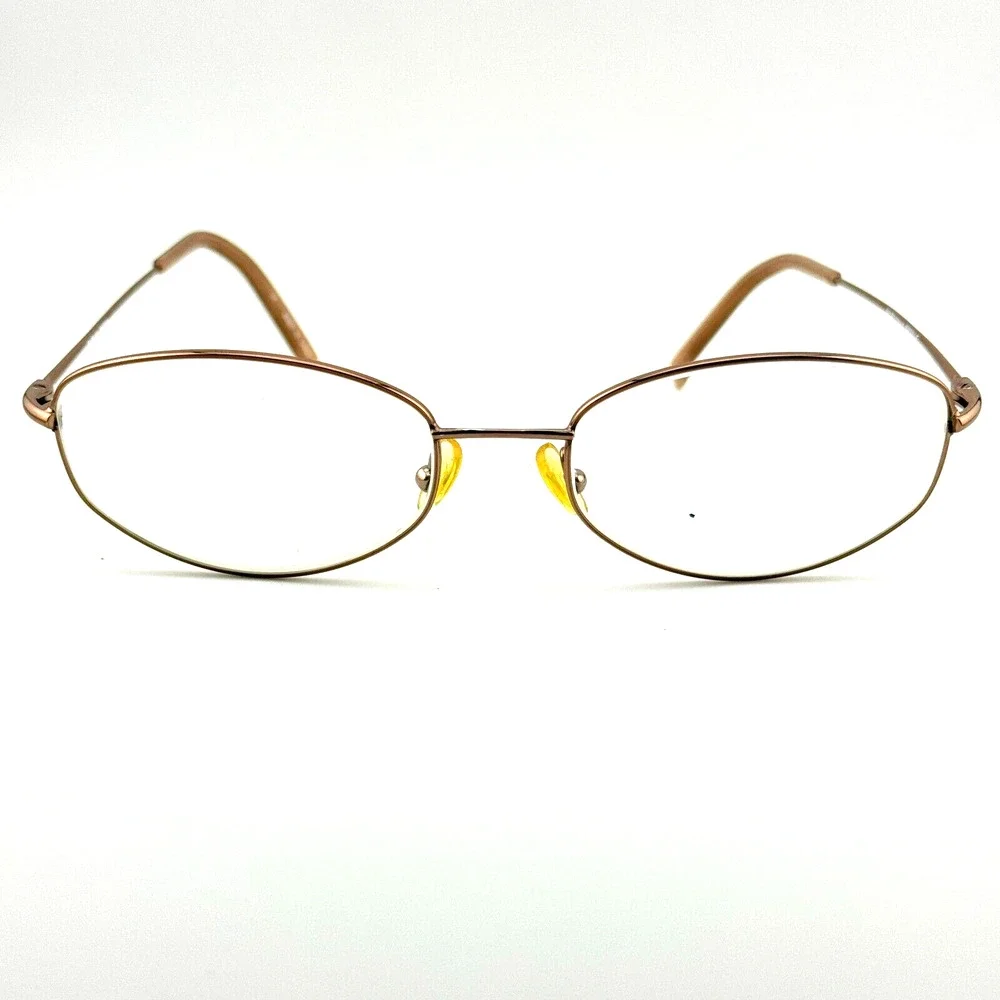 Bulova Mayville Eyeglasses Frame sfull Rim Round 54-18-140 Brown‎ Womens H12204